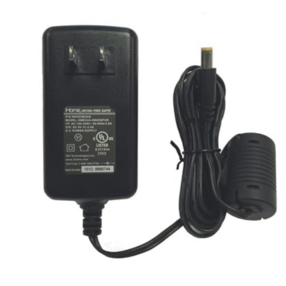 IHome Ac Power Adapter Replacement Cord Black 9iH523B(G)6 - Picture 1 of 4
